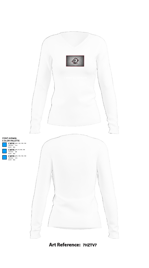 Womens Long Sleeve Vneck Shirt, Buffalo High School Golf, Golf, Teamtime, Team time, sublimation, custom sports apparel, team uniforms, spirit wear, spiritwear, sports uniforms, custom shirts, team store, custom team store, fundraiser sports, apparel fundraiser