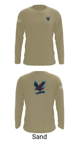 Long Sleeve Performance Shirt, Hawksquad, Air Force, Teamtime, Team time, sublimation, custom sports apparel, team uniforms, spirit wear, spiritwear, sports uniforms, custom shirts, team store, custom team store, fundraiser sports, apparel fundraiser