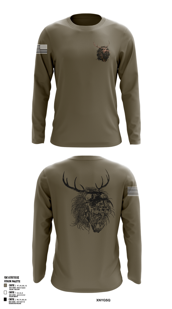 Long Sleeve Performance Shirt, 1-1871-187 ABU, Army, Teamtime, Team time, sublimation, custom sports apparel, team uniforms, spirit wear, spiritwear, sports uniforms, custom shirts, team store, custom team store, fundraiser sports, apparel fundraiser