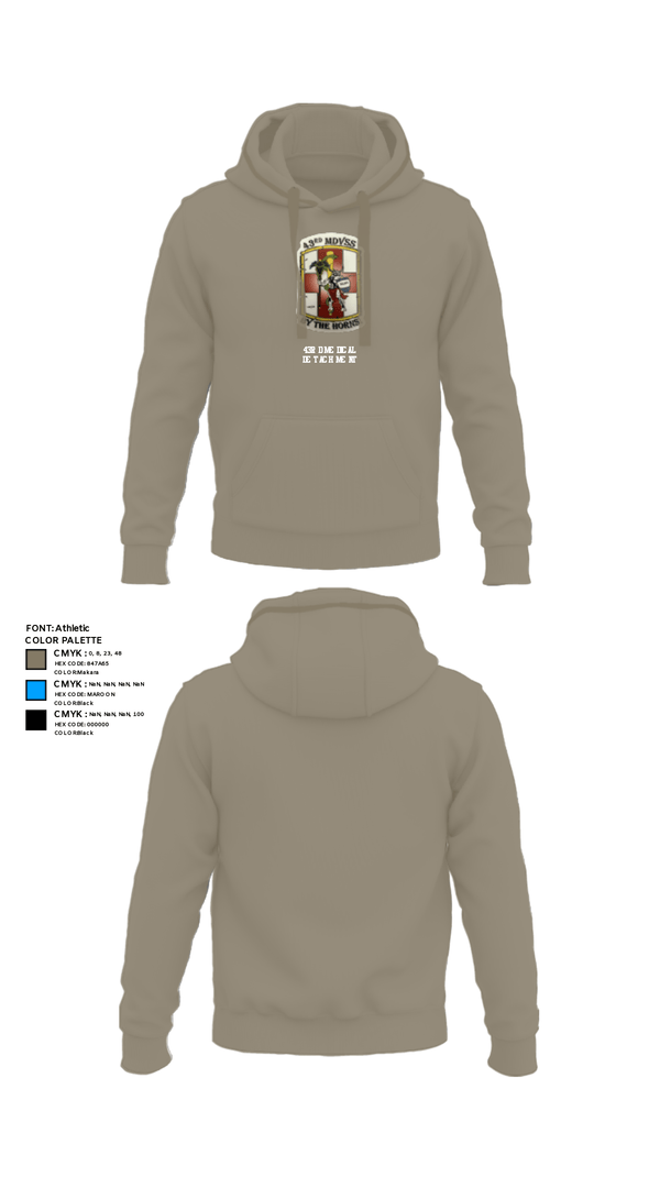 Hoodie, 43rd Medical Detachment, , Teamtime, Team time, sublimation, custom sports apparel, team uniforms, spirit wear, spiritwear, sports uniforms, custom shirts, team store, custom team store, fundraiser sports, apparel fundraiser