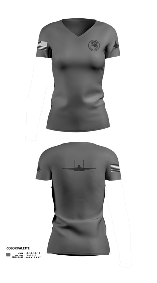 Womens Short Sleeve Vneck Shirt, Strike Eagle Keeper, Air Force, Teamtime, Team time, sublimation, custom sports apparel, team uniforms, spirit wear, spiritwear, sports uniforms, custom shirts, team store, custom team store, fundraiser sports, apparel fundraiser