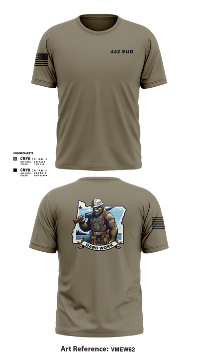 442 EUD 43184922 Short Sleeve Performance Shirt - 182