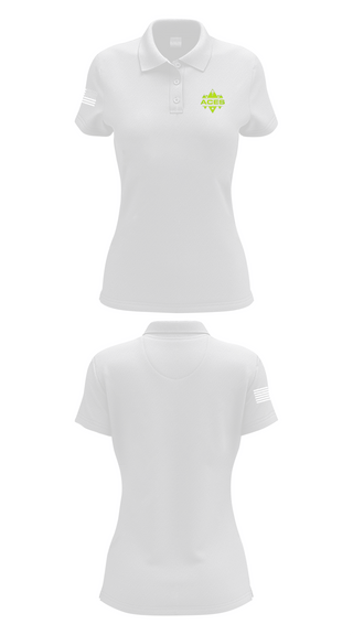 Womens Short Sleeve Performance Polo, Georgia Aces, Women's Volleyball, Teamtime, Team time, sublimation, custom sports apparel, team uniforms, spirit wear, spiritwear, sports uniforms, custom shirts, team store, custom team store, fundraiser sports, apparel fundraiser