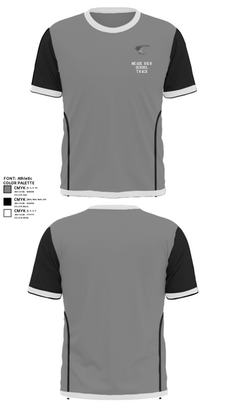 Short Sleeve Performance Shirt, Meade High School Track, Track & Field, Teamtime, Team time, sublimation, custom sports apparel, team uniforms, spirit wear, spiritwear, sports uniforms, custom shirts, team store, custom team store, fundraiser sports, apparel fundraiser