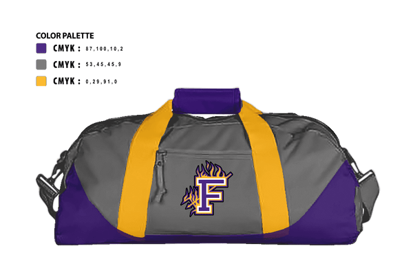 Duffle Bag, Franklinton High School Golf, Golf, Teamtime, Team time, sublimation, custom sports apparel, team uniforms, spirit wear, spiritwear, sports uniforms, custom shirts, team store, custom team store, fundraiser sports, apparel fundraiser