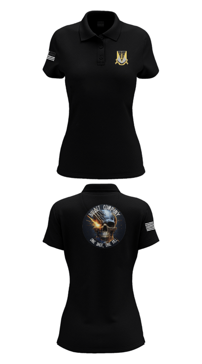 USMAPS AY 25 34180686 Women's Short Sleeve Performance Polo  - 35