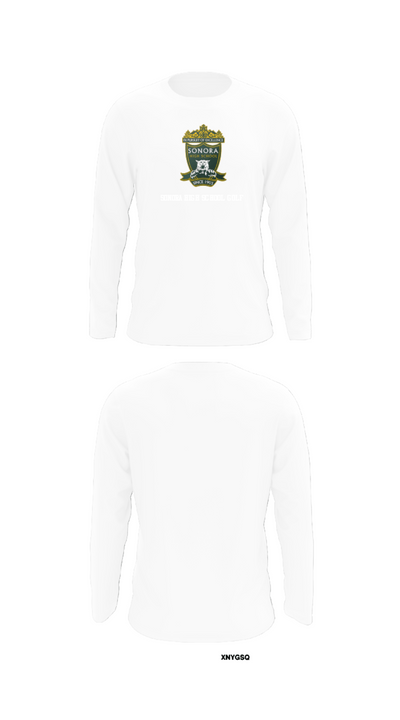 Sonora High School Golf 54102479 Long Sleeve Performance Shirt - 8