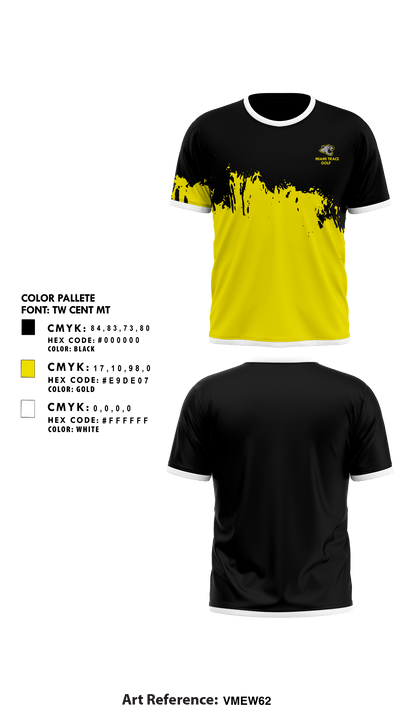 Miami Trace High School Golf 8616839 Short Sleeve Performance Shirt - 1