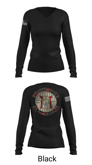 Womens Long Sleeve Vneck Shirt, HQSPT Bn, PMO, Brig, Marines, Teamtime, Team time, sublimation, custom sports apparel, team uniforms, spirit wear, spiritwear, sports uniforms, custom shirts, team store, custom team store, fundraiser sports, apparel fundraiser