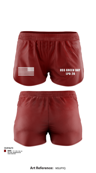 Ranger Panties, USS GREEN BAY LPD 20, Navy, Teamtime, Team time, sublimation, custom sports apparel, team uniforms, spirit wear, spiritwear, sports uniforms, custom shirts, team store, custom team store, fundraiser sports, apparel fundraiser