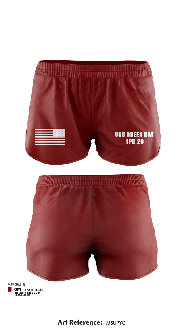 Ranger Panties, USS GREEN BAY LPD 20, Navy, Teamtime, Team time, sublimation, custom sports apparel, team uniforms, spirit wear, spiritwear, sports uniforms, custom shirts, team store, custom team store, fundraiser sports, apparel fundraiser