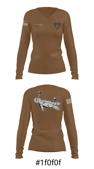 Women's Long Sleeve Vneck Shirt, A Co.2-10 AHB, , Teamtime, Team time, sublimation, custom sports apparel, team uniforms, spirit wear, spiritwear, sports uniforms, custom shirts, team store, custom team store, fundraiser sports, apparel fundraiser