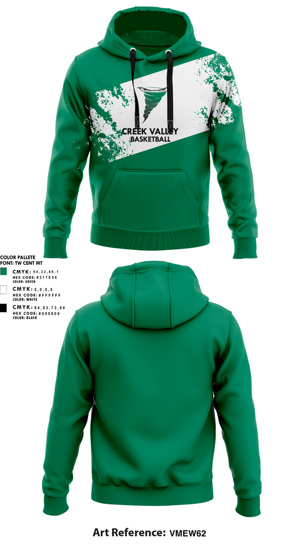 Hoodie, Creek Valley High School Basketball, Men's Basketball, Teamtime, Team time, sublimation, custom sports apparel, team uniforms, spirit wear, spiritwear, sports uniforms, custom shirts, team store, custom team store, fundraiser sports, apparel fundraiser