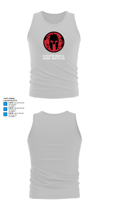 Riverton Middle School Wrestling 11230413 Tank Top - 13