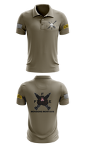 Black Foot Troop, 2-13 Cavalry 83597720 Short Sleeve Performance Polo - 41