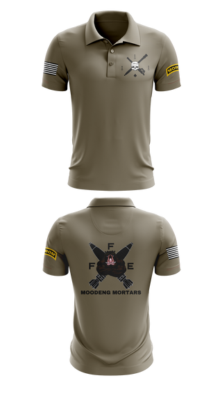 Short Sleeve Performance Polo, Black Foot Troop, 2-13 Cavalry, Army, Teamtime, Team time, sublimation, custom sports apparel, team uniforms, spirit wear, spiritwear, sports uniforms, custom shirts, team store, custom team store, fundraiser sports, apparel fundraiser