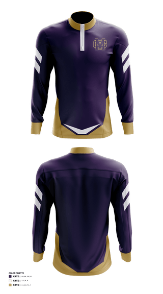 Quarter Zip Jacket, Madison County High School Golf, Golf, Teamtime, Team time, sublimation, custom sports apparel, team uniforms, spirit wear, spiritwear, sports uniforms, custom shirts, team store, custom team store, fundraiser sports, apparel fundraiser
