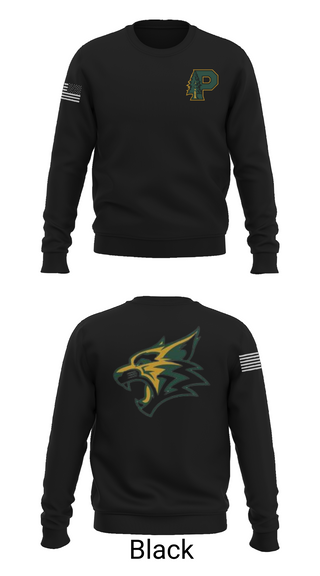 Crew Neck Sweatshirt, Paradise High School Bobcats, Swimming, Teamtime, Team time, sublimation, custom sports apparel, team uniforms, spirit wear, spiritwear, sports uniforms, custom shirts, team store, custom team store, fundraiser sports, apparel fundraiser