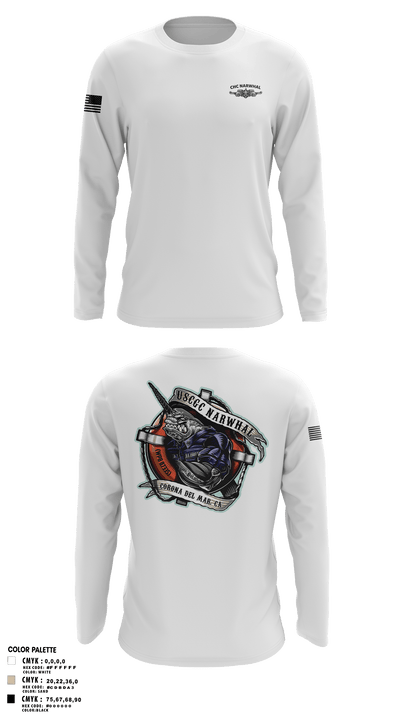 CHC NARWHAL 89056143 Long Sleeve Performance Shirt - 1