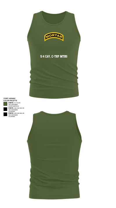 5/4 Cav, C-TRP MTRS 36488604 Tank Top - 59