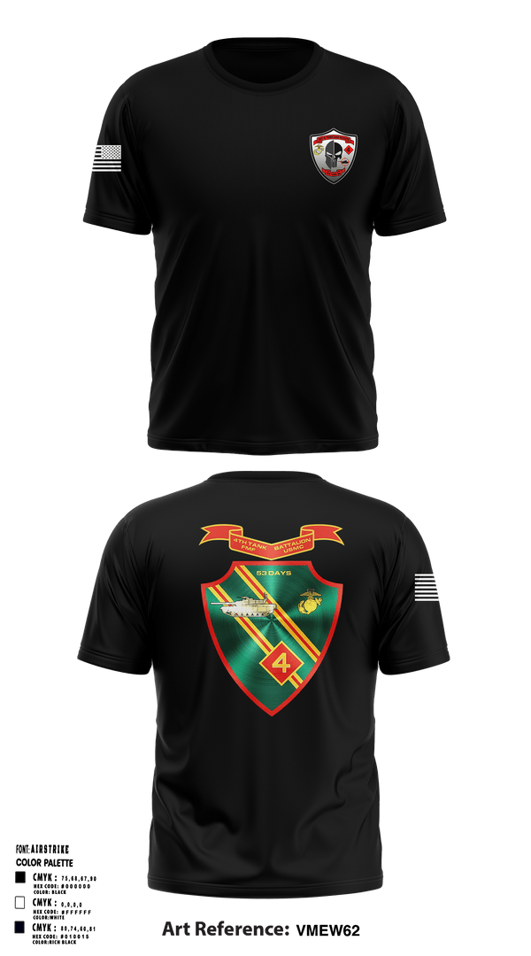 Old School Cotton Feel Shirt, Det. 4 Tows and Scouts 4th Tank Battalion, , Teamtime, Team time, sublimation, custom sports apparel, team uniforms, spirit wear, spiritwear, sports uniforms, custom shirts, team store, custom team store, fundraiser sports, apparel fundraiser