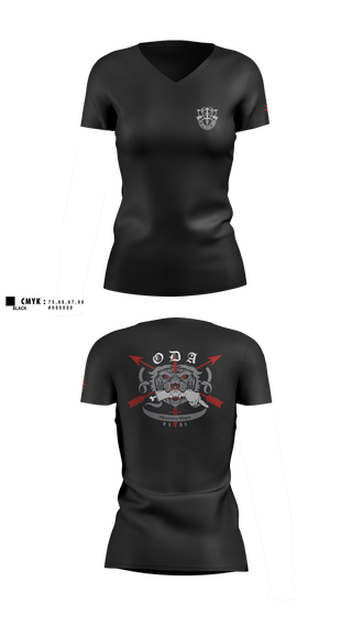 Womens Short Sleeve Vneck Shirt, 9135, National Guard, Teamtime, Team time, sublimation, custom sports apparel, team uniforms, spirit wear, spiritwear, sports uniforms, custom shirts, team store, custom team store, fundraiser sports, apparel fundraiser