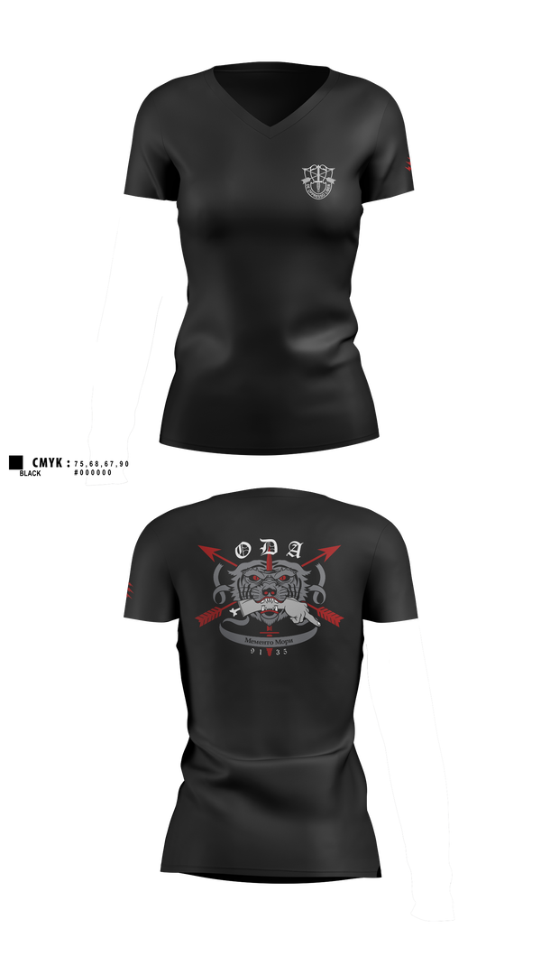 Womens Short Sleeve Vneck Shirt, 9135, National Guard, Teamtime, Team time, sublimation, custom sports apparel, team uniforms, spirit wear, spiritwear, sports uniforms, custom shirts, team store, custom team store, fundraiser sports, apparel fundraiser