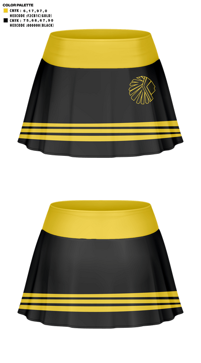 Van-Far R-1 Junior High School Cheer 76201029 Skort - 41