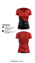 Southeastern University Golf 18596164 Women's Long Sleeve V-neck Shirt - 1