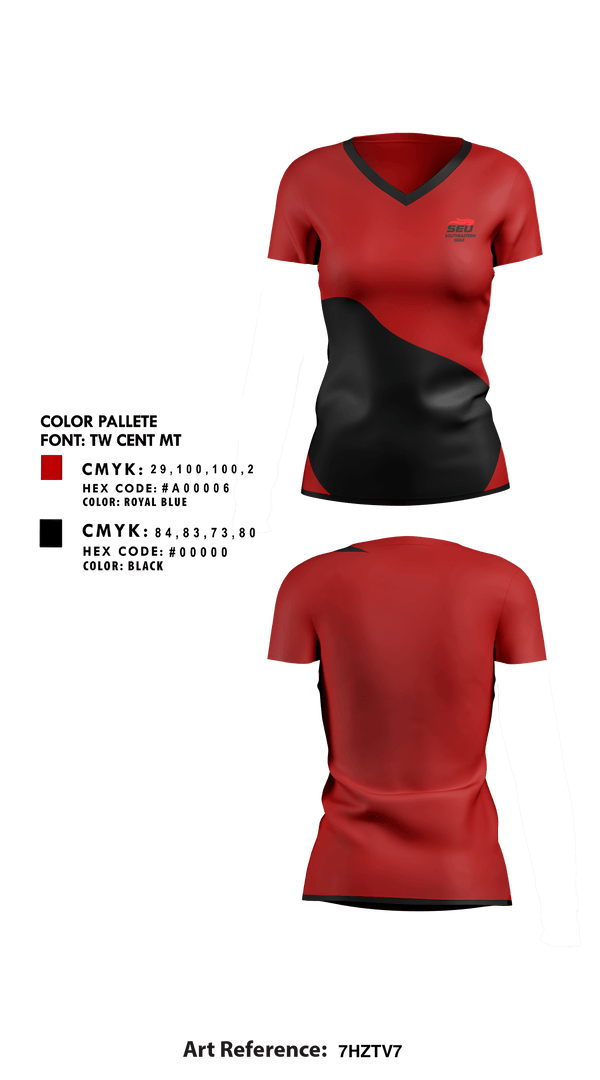 Womens Long Sleeve Vneck Shirt, Southeastern University Golf, Golf, Teamtime, Team time, sublimation, custom sports apparel, team uniforms, spirit wear, spiritwear, sports uniforms, custom shirts, team store, custom team store, fundraiser sports, apparel fundraiser
