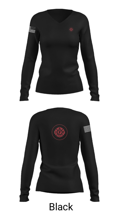 Local 5386 36178250 Women's Long Sleeve V-neck Shirt - 37