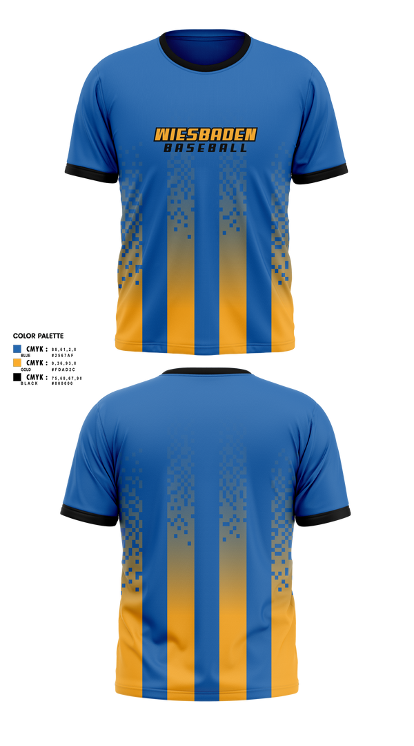 Short Sleeve Performance Shirt, Wiesbaden, Baseball, Teamtime, Team time, sublimation, custom sports apparel, team uniforms, spirit wear, spiritwear, sports uniforms, custom shirts, team store, custom team store, fundraiser sports, apparel fundraiser