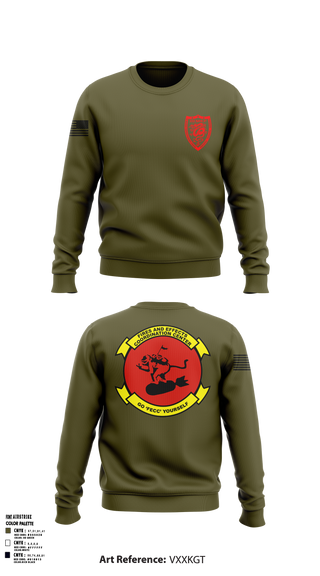 Crew Neck Sweatshirt, III MEF, Marines, Teamtime, Team time, sublimation, custom sports apparel, team uniforms, spirit wear, spiritwear, sports uniforms, custom shirts, team store, custom team store, fundraiser sports, apparel fundraiser