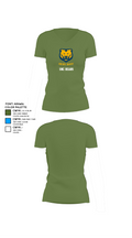 UNC BEARS 8989709 Women's Short Sleeve V-neck Shirt - 44
