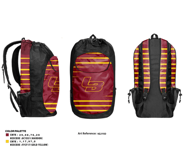 Gear Bag, Los Banos High School Cross Country, Cross Country, Teamtime, Team time, sublimation, custom sports apparel, team uniforms, spirit wear, spiritwear, sports uniforms, custom shirts, team store, custom team store, fundraiser sports, apparel fundraiser