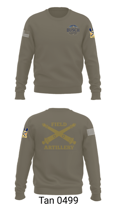 Busch Latte 70590325 Crew Neck Sweatshirt - 65