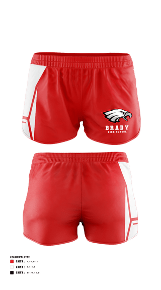 Womens Shorts, Brady High School Cross Country, Cross Country, Teamtime, Team time, sublimation, custom sports apparel, team uniforms, spirit wear, spiritwear, sports uniforms, custom shirts, team store, custom team store, fundraiser sports, apparel fundraiser