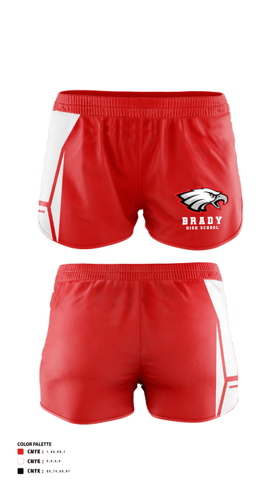 Brady High School Cross Country 78030554 Women's Shorts - 40