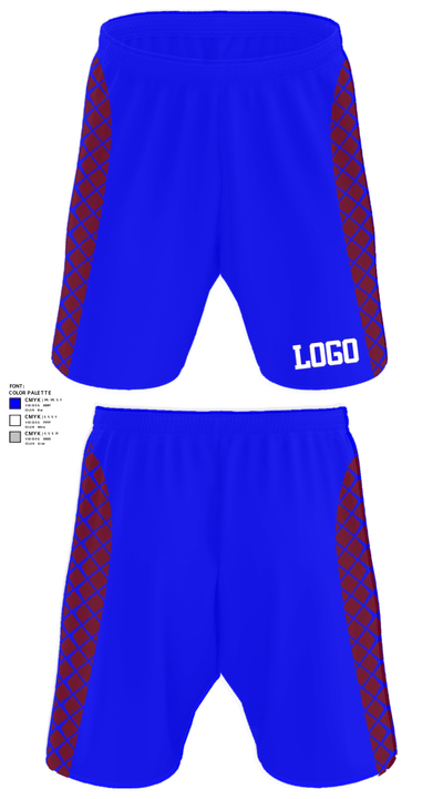 Carson High School Tennis 79130160 Athletic Shorts With Pockets - 36