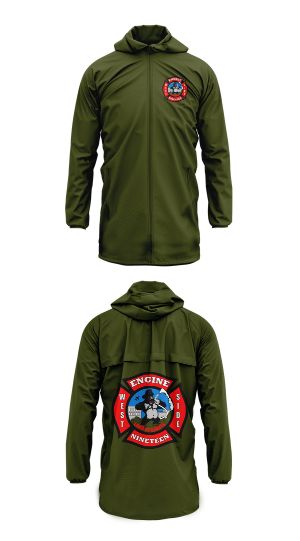 Windbreaker, Station 19, Fire Department, Teamtime, Team time, sublimation, custom sports apparel, team uniforms, spirit wear, spiritwear, sports uniforms, custom shirts, team store, custom team store, fundraiser sports, apparel fundraiser