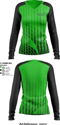 Lady Titans 72900741 Women's Long Sleeve V-neck Shirt - 1