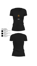 P.S.O 68871160 Women's Short Sleeve V-neck Shirt - 23
