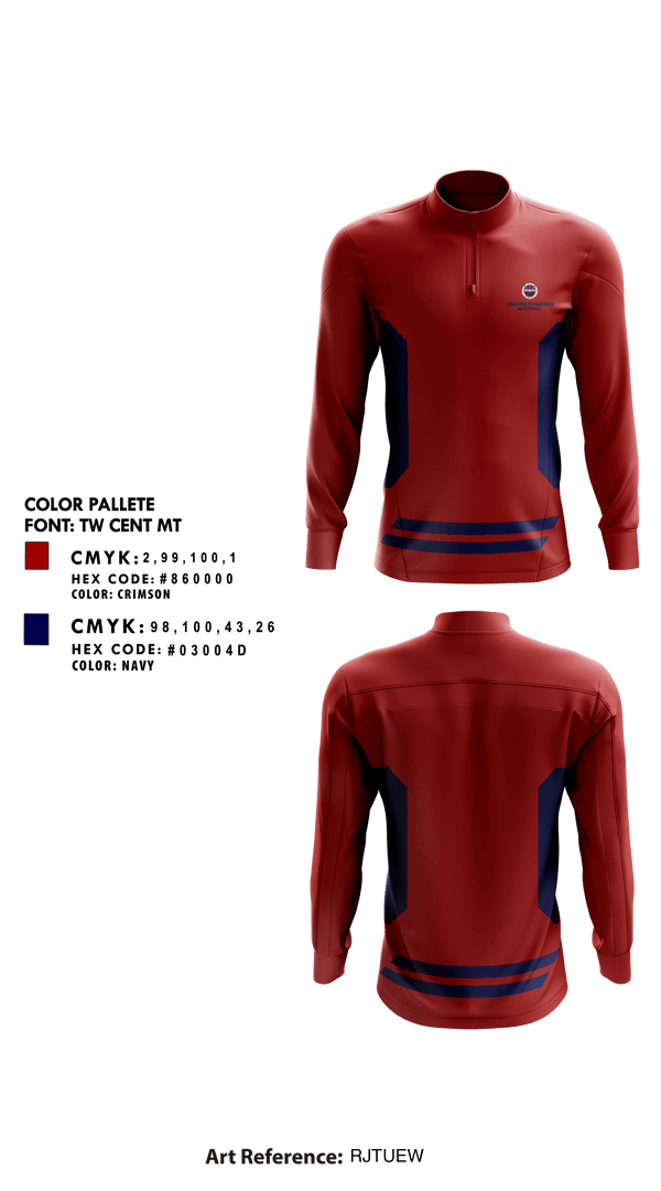 Quarter Zip Jacket, Coastal Chairmen, Men's Basketball, Teamtime, Team time, sublimation, custom sports apparel, team uniforms, spirit wear, spiritwear, sports uniforms, custom shirts, team store, custom team store, fundraiser sports, apparel fundraiser