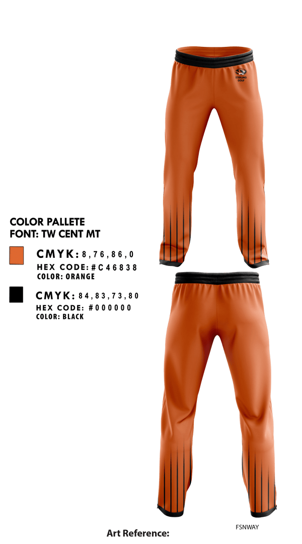 Sweatpants, Sterling High School Golf, Golf, Teamtime, Team time, sublimation, custom sports apparel, team uniforms, spirit wear, spiritwear, sports uniforms, custom shirts, team store, custom team store, fundraiser sports, apparel fundraiser