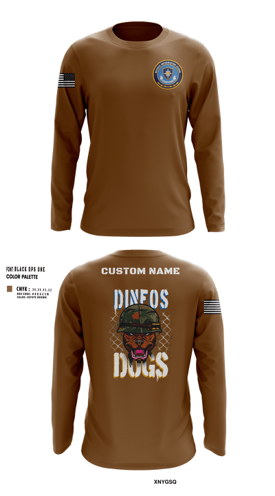 DINFOS 37015122 Long Sleeve Performance Shirt 35