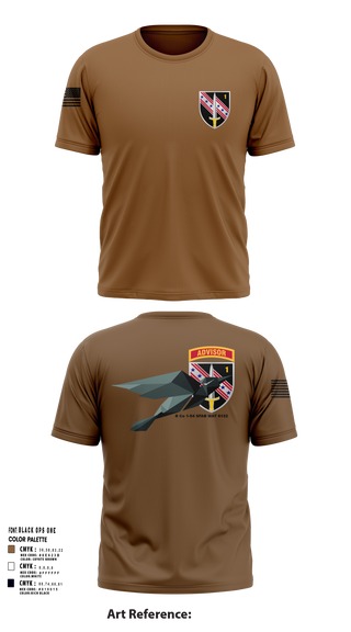Short Sleeve Performance Shirt, B Co 1-54 SFAB MAT 6122, Army, Teamtime, Team time, sublimation, custom sports apparel, team uniforms, spirit wear, spiritwear, sports uniforms, custom shirts, team store, custom team store, fundraiser sports, apparel fundraiser