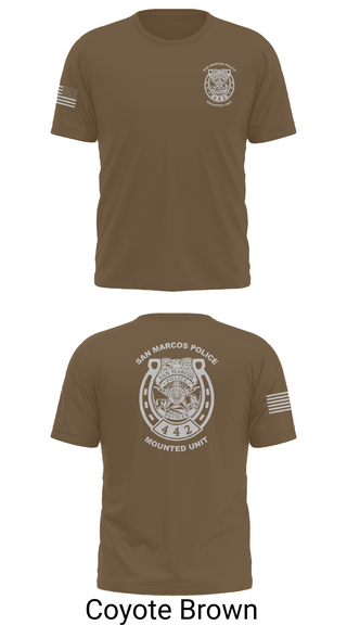 Short Sleeve Performance Shirt, San Marcos Police Mounted Unit, , Teamtime, Team time, sublimation, custom sports apparel, team uniforms, spirit wear, spiritwear, sports uniforms, custom shirts, team store, custom team store, fundraiser sports, apparel fundraiser