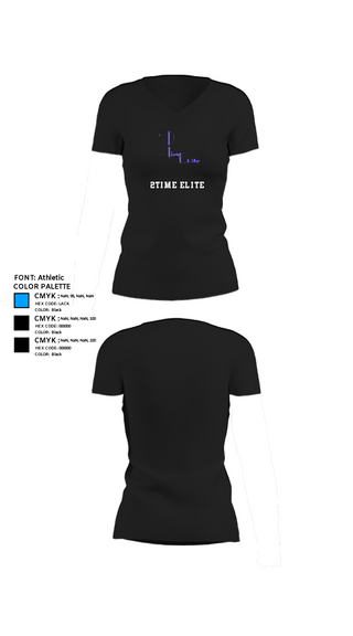 Women's Short Sleeve Vneck Shirt, 2time elite, Women's Basketball, Teamtime, Team time, sublimation, custom sports apparel, team uniforms, spirit wear, spiritwear, sports uniforms, custom shirts, team store, custom team store, fundraiser sports, apparel fundraiser
