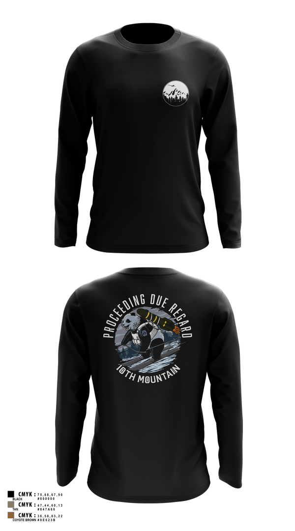 Long Sleeve Performance Shirt, D/10 Slayers, Army, Teamtime, Team time, sublimation, custom sports apparel, team uniforms, spirit wear, spiritwear, sports uniforms, custom shirts, team store, custom team store, fundraiser sports, apparel fundraiser