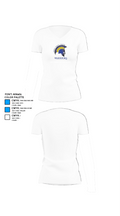 Castlewood High School Golf 28146017 Women's Short Sleeve V-neck Shirt - 18